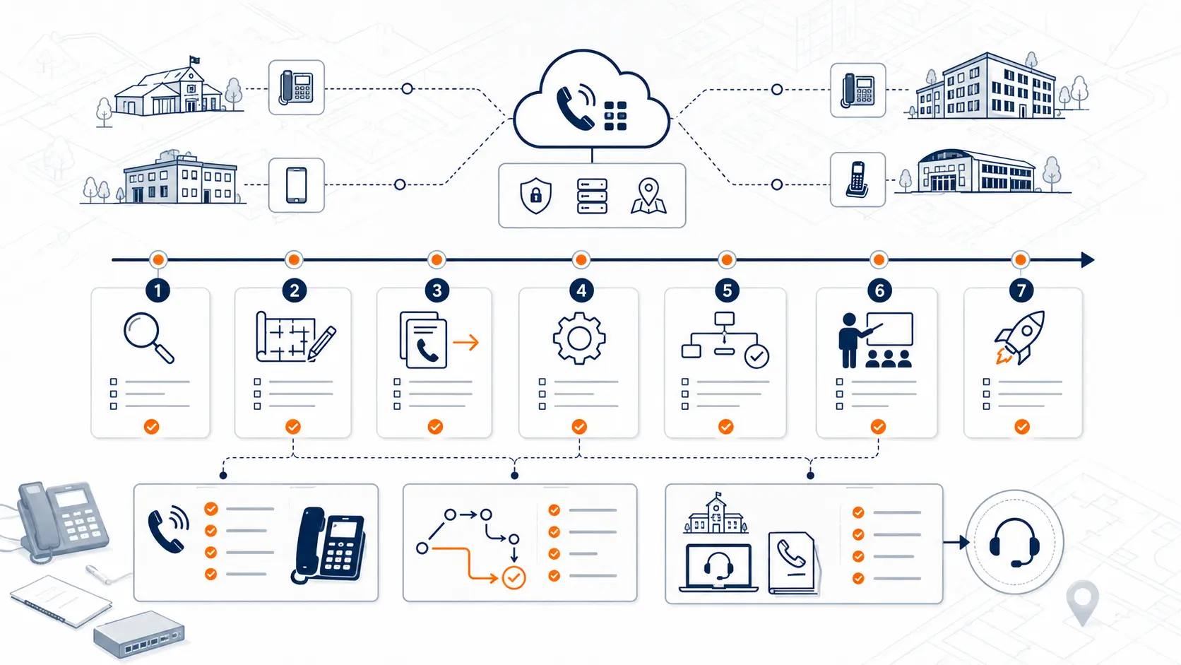 Featured image for School Phone System Implementation Timeline.